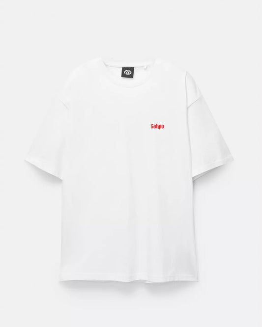 Gym Boy - Beyaz Oversize Tişört